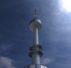 Namsan tower seoul 4d model